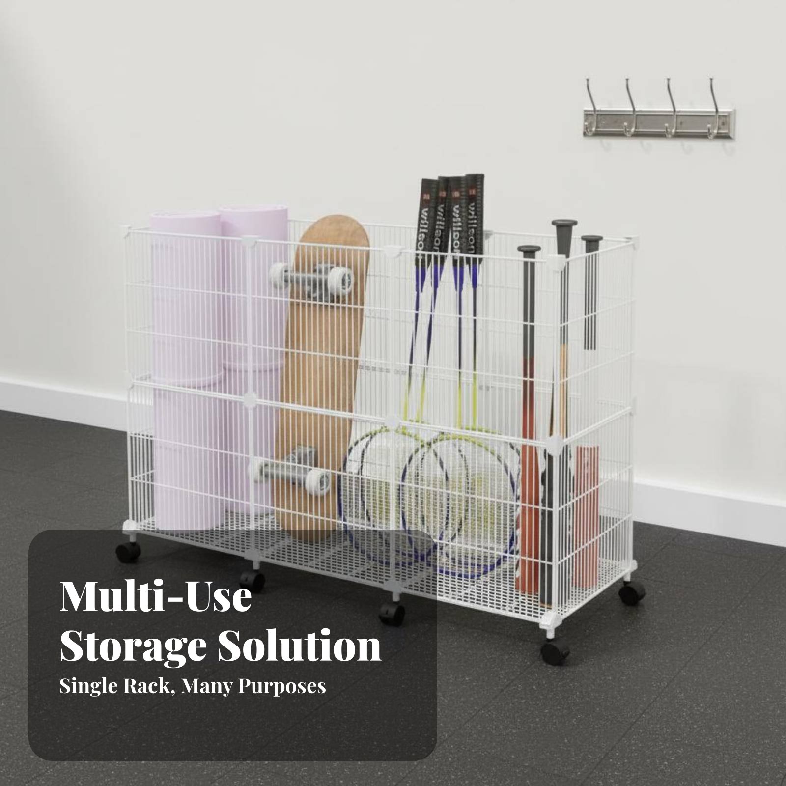 Sports Equipment Rack - 스포츠 장비 보관 카트, 견고한 스포츠