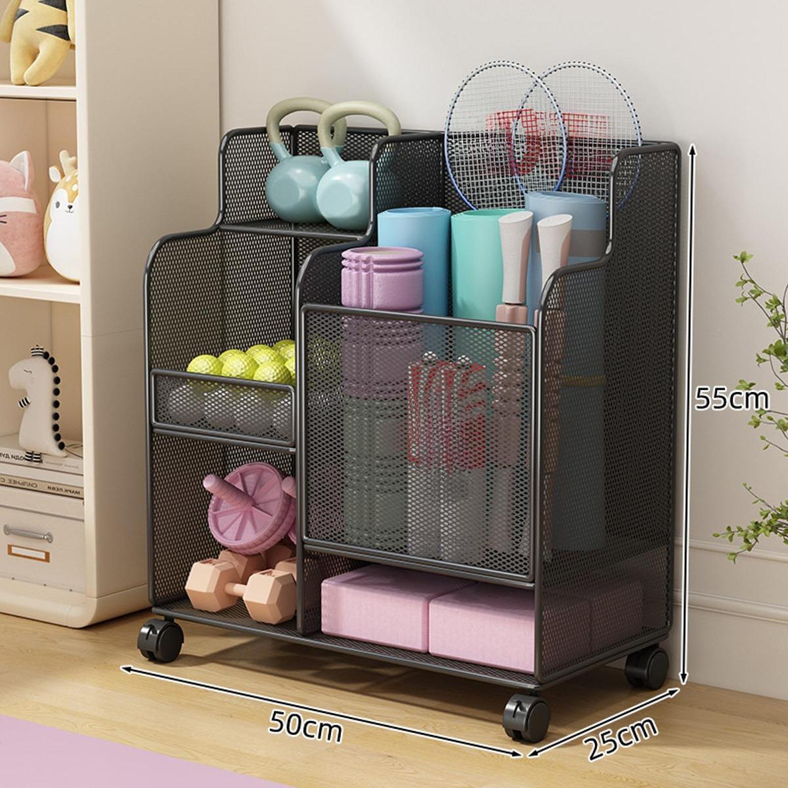 바퀴 달린 대용량 스포츠 용품 보관 랙, 요가 용품,  - Sports Equipment Rack 리뷰 및 가격