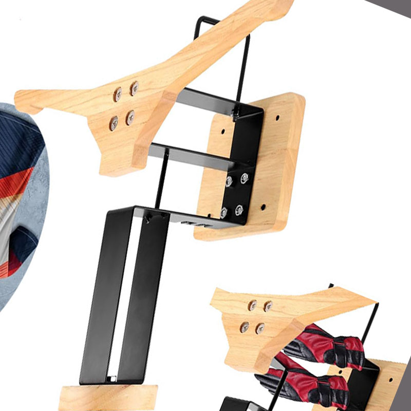 나무 오토바이 헬멧 홀더 벽걸이형 후크 디스플레이 랙  - Sports Equipment Rack 리뷰 및 가격