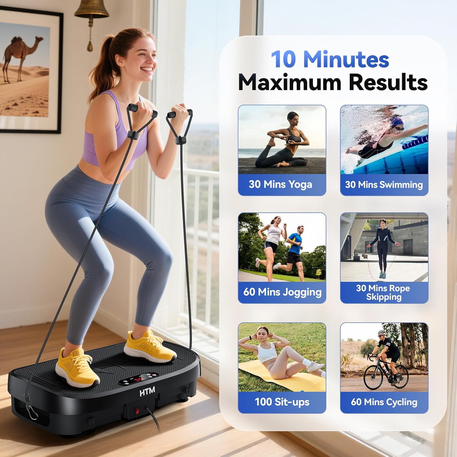 진동 플레이트 지방 연소 피트니스 플랫폼 전신 120단 - Sports Equipment Pictures 리뷰 및 가격
