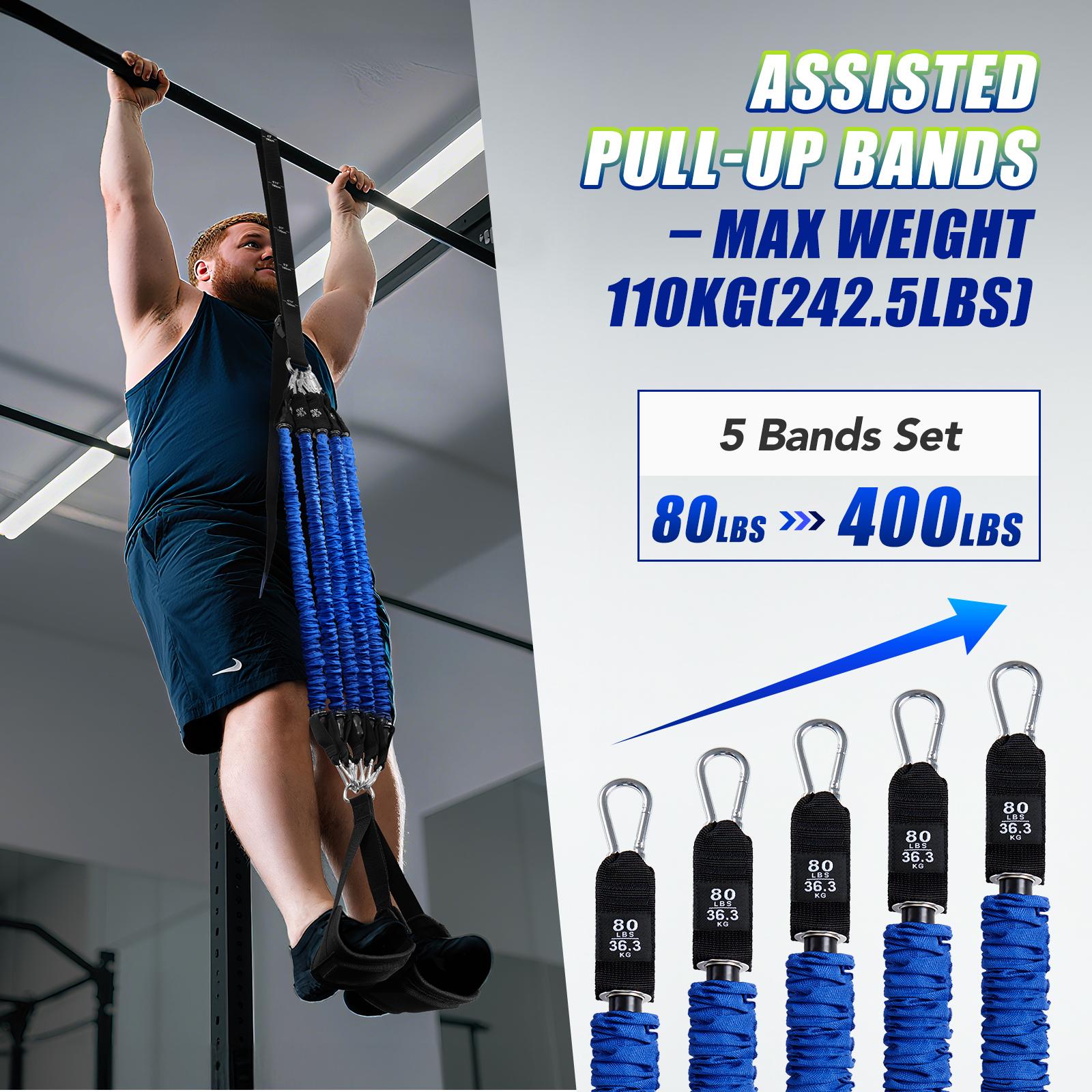 헤비 듀티 풀업 어시스트 밴드 세트 4x80lbs 조절 - Sports Equipment Pictures 리뷰 및 가격