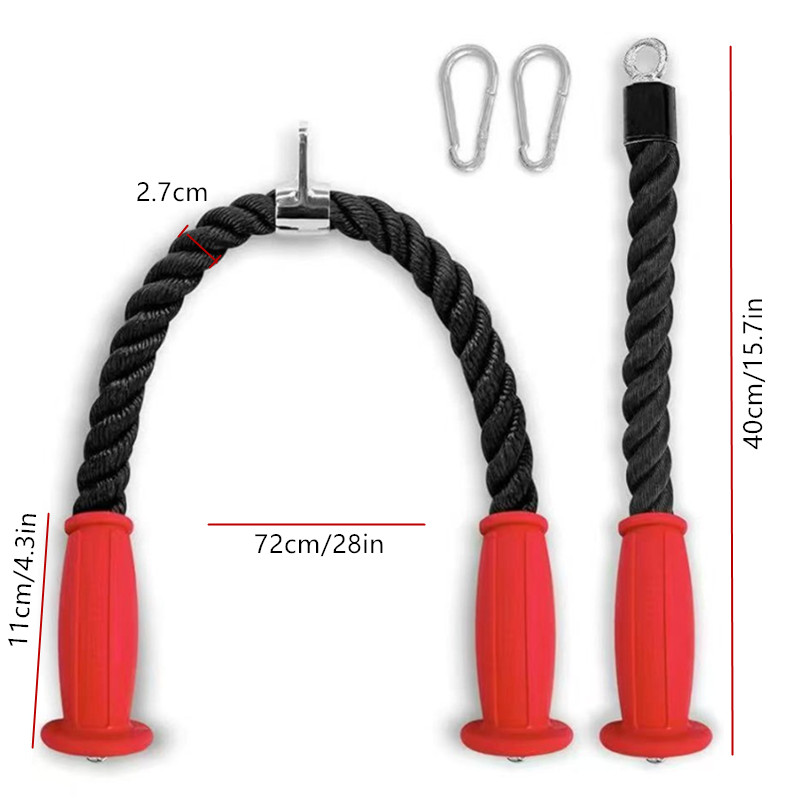 인체 공학적 Tricep 로프 미끄럼 방지 케이블 부착 - Sports Equipment Pictures 리뷰 및 가격