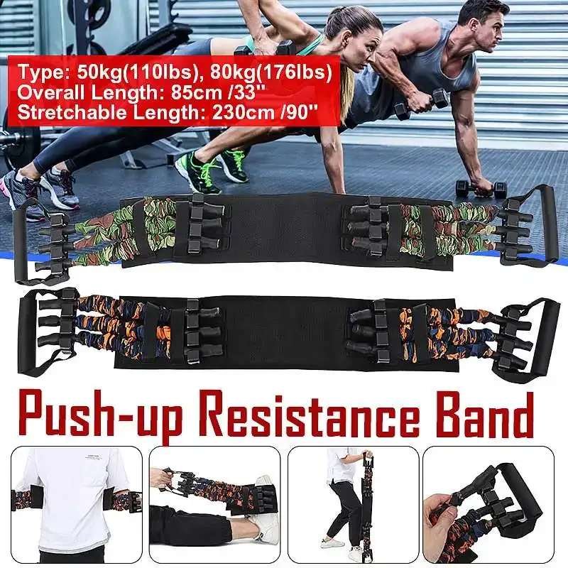 저항 밴드 벤치 프레스 이동식 가슴 근육 빌더 팔 확장 - Sports Equipment Pictures 리뷰 및 가격
