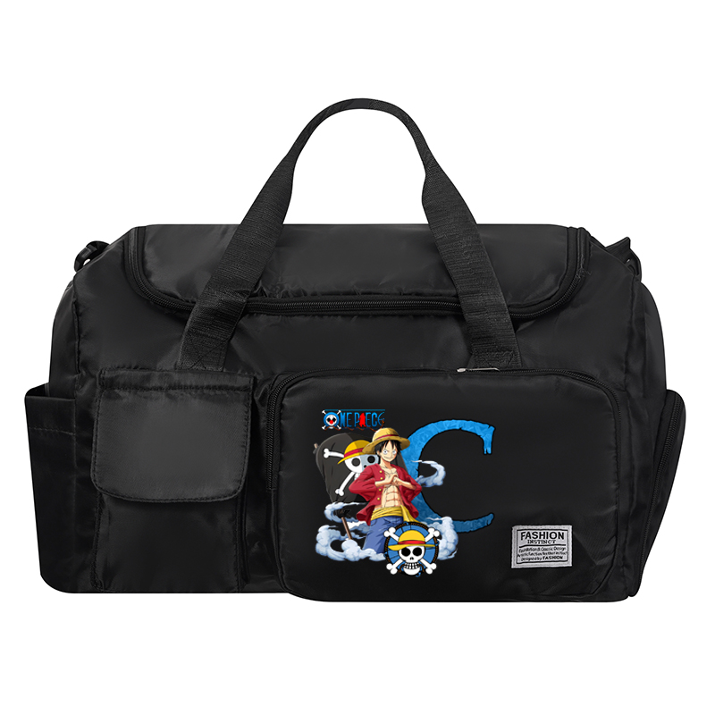 원피스 남녀 여행 가방 애니메이션 A-Z 레터 프린트  - Sports Equipment Bag 리뷰 및 가격