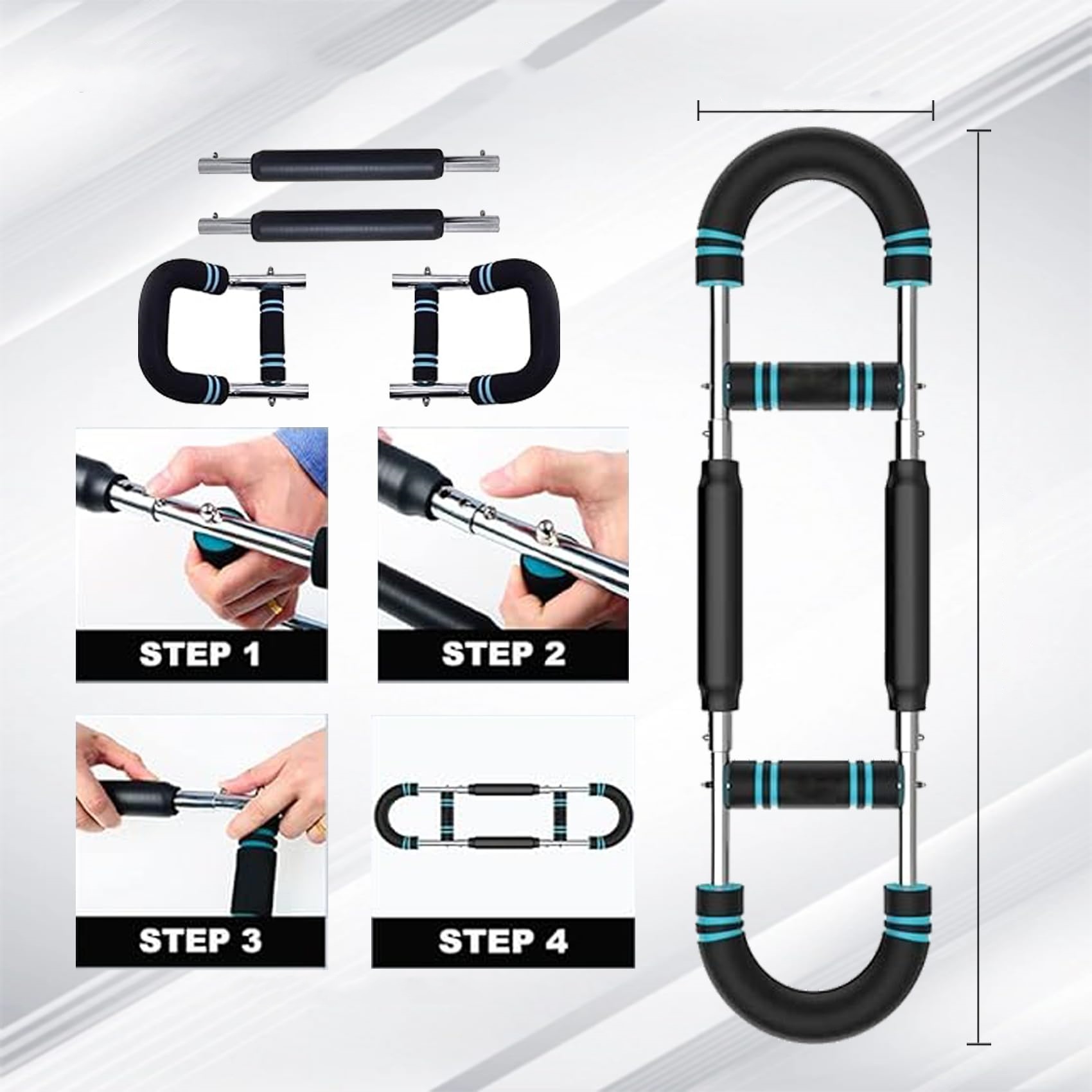 조절 가능 탈부착형 팔 트레이너, 저항 밴드가 있는 가 - Sports Equipment Nearby 리뷰 및 가격