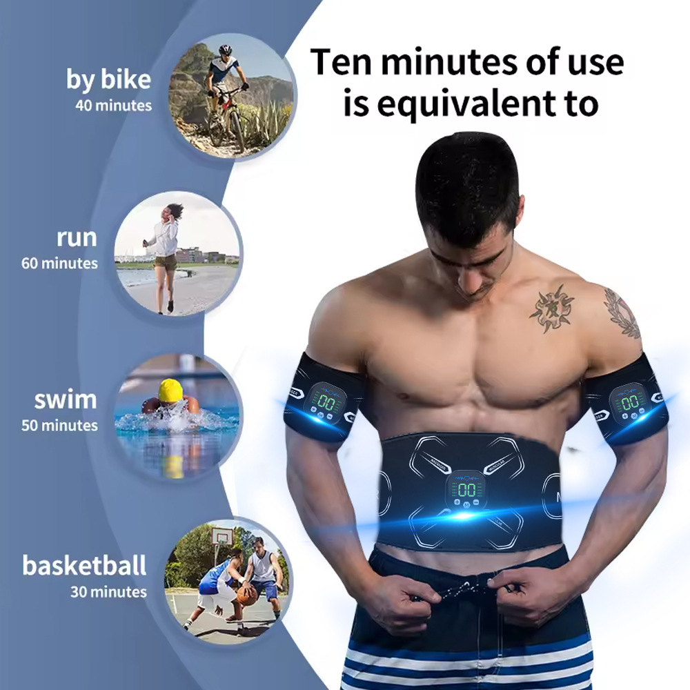 EMS 근육 자극기 복부 트레이너 복근 토너 팔 배 다 - Sports Equipment Pictures 리뷰 및 가격