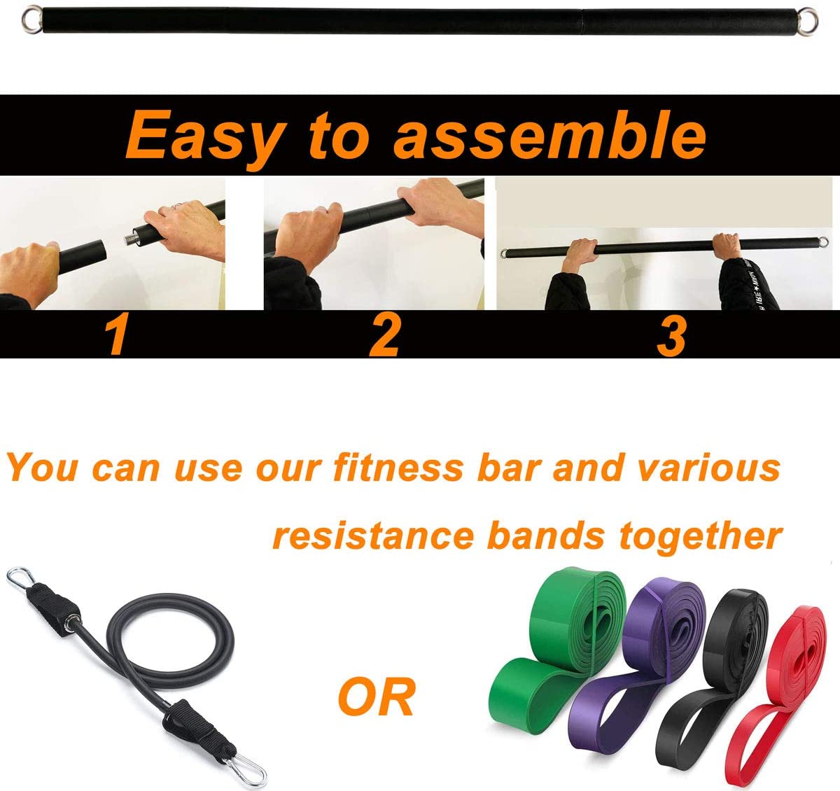 150lb 피트니스 부티 저항 탄성 밴드 운동 훈련 홈 - Sports Equipment Pictures 리뷰 및 가격